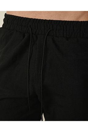 شلوارک و برمودا مشکی مردانه رگولار İLKCET MODA - کد 805662573