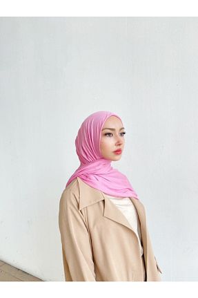 شال صورتی زنانه ویسکون Hürremist - کد 135499730
