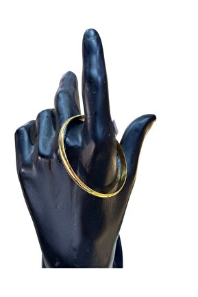 النگو زرد زنانه 14 عیار Pamuş kuyumculuk - کد 802024403