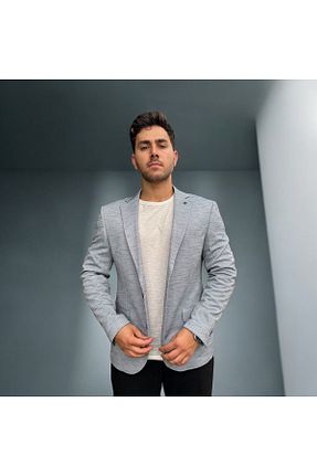 کت آبی مردانه اسلیم فیت Luisero - کد 805544338