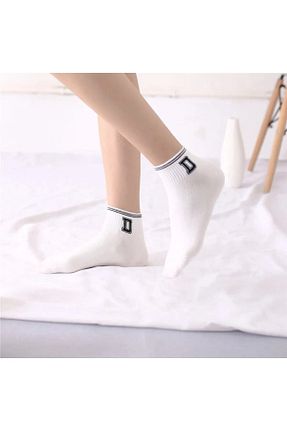 جوراب سفید زنانه پنبه ای Bhk butik - کد 696389148