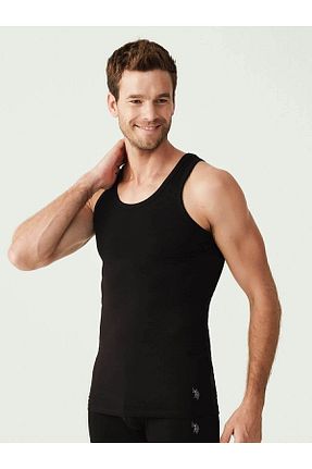 رکابی مشکی مردانه پنبه ای U.S. Polo Assn. - کد 745540414