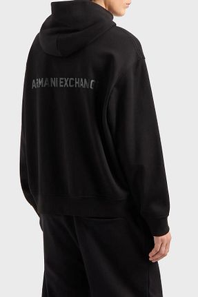 سوئیشرت مشکی مردانه چاپی Armani Exchange - کد 858290926