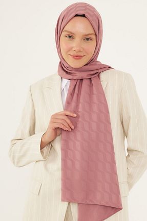 شال صورتی زنانه پنبه پلی استر MİRSOY SCARF - کد 845549555