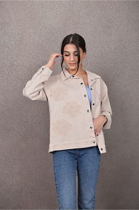 کت بژ زنانه رگولار Tuğhani Store - کد 858318491