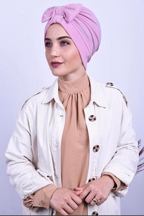 شال صورتی زنانه پنبه ای Lerra - کد 858333254