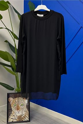تونیک مشکی زنانه بافتنی Puane - کد 736081337