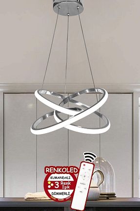 لوستر بژ آلومینیوم Renkoled Aydınlatma - کد 741760938