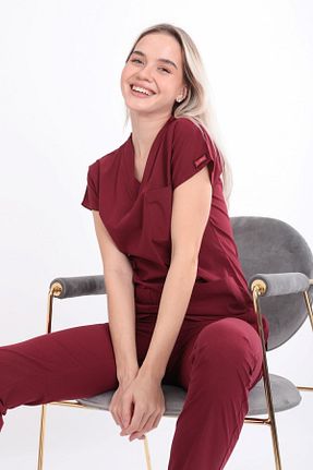 لباس کار زرشکی Uçak Medikal - کد 662625035