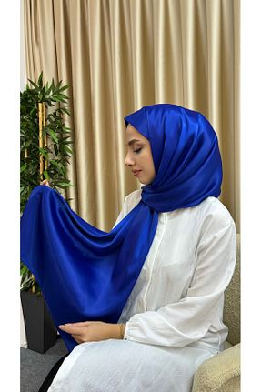 روسری سرمه ای ساتن Tarzım Tuba - کد 847923671