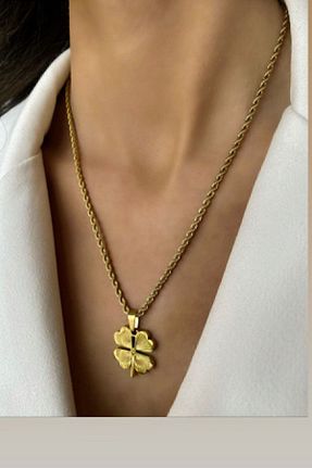 ست استیل طلائی زنانه استیل ضد زنگ Bahar Takı ve aksesuar - کد 151447969