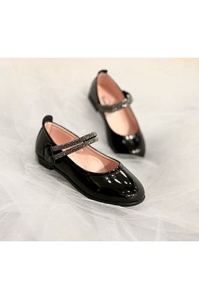 بابت مشکی بچه گانه چرم لاکی PATİK BEBE - کد 813679270