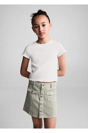 تیشرت سفید بچه گانه رگولار MANGO Kids - کد 824220596