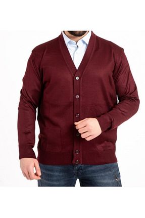 رویه سایز بزرگ زرشکی مردانه بافتنی Elçelya Moda - کد 751568115