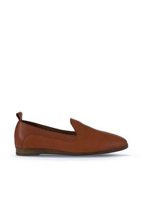 بابت قهوه ای زنانه چرم خالص Bueno Shoes - کد 462000122