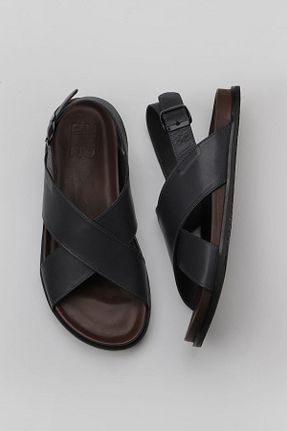صندل طوسی مردانه پاشنه تخت Bueno Shoes - کد 773781758