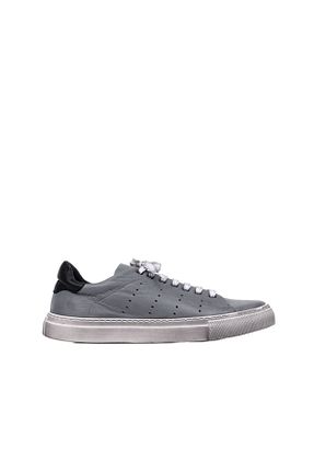 کفش اسنیکر طوسی مردانه چرم اصل Bueno Shoes - کد 72458392