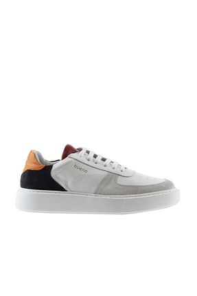 کفش اسنیکر سفید مردانه چرم اصل Bueno Shoes - کد 337618206