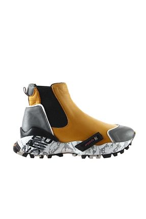 بوت / نیم بوت زرد زنانه چرم خالص Bueno Shoes - کد 193119472