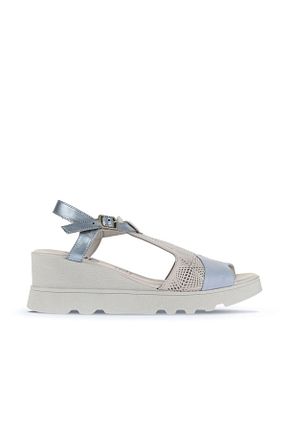 صندل آبی زنانه پاشنه پر Bueno Shoes - کد 816933179
