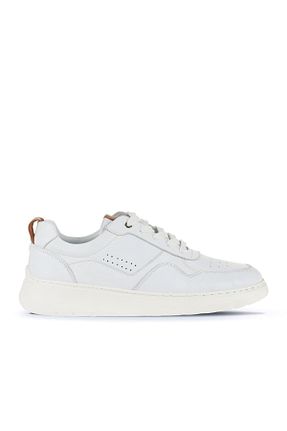 کفش اسنیکر سفید مردانه چرم اصل Bueno Shoes - کد 829497038