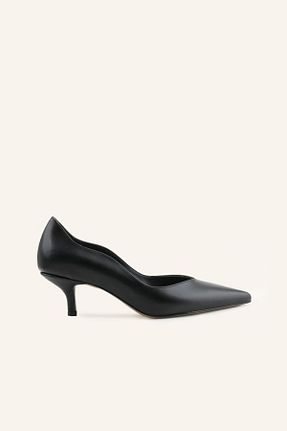 کفش استایلیتو مشکی پاشنه نازک Marcatelli - کد 728932398