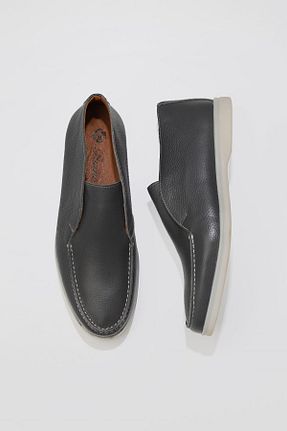بوت / نیم بوت طوسی مردانه چرم خالص Bueno Shoes - کد 378978909