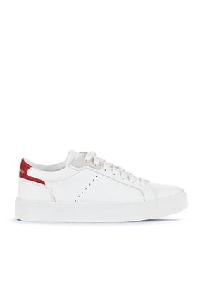 کفش اسنیکر سفید مردانه چرم اصل Bueno Shoes - کد 829496994