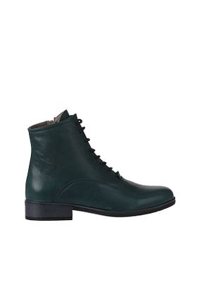 بوت / نیم بوت سبز زنانه چرم خالص Bueno Shoes - کد 468868050