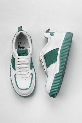 کفش اسنیکر سفید زنانه چرم اصل Bueno Shoes - کد 771955377
