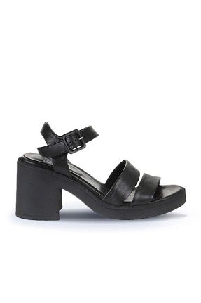صندل مشکی زنانه پاشنه ضخیم Bueno Shoes - کد 773781672