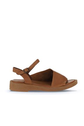 صندل قهوه ای زنانه پاشنه ضخیم Bueno Shoes - کد 774569944