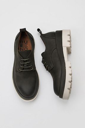 کفش پاشنه بلند پر خاکی زنانه پاشنه کوتاه (1 - 4 سانتی متر) Bueno Shoes - کد 380304324