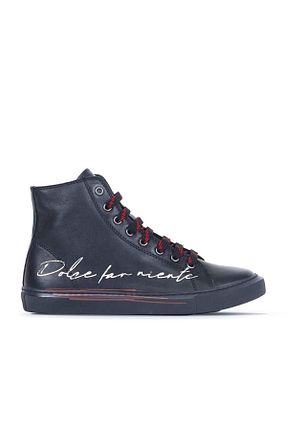 بوت / نیم بوت مشکی زنانه چرم خالص Bueno Shoes - کد 66891895
