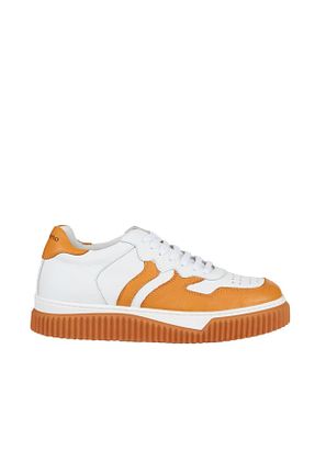 کفش اسنیکر نارنجی زنانه چرم اصل Bueno Shoes - کد 771955246