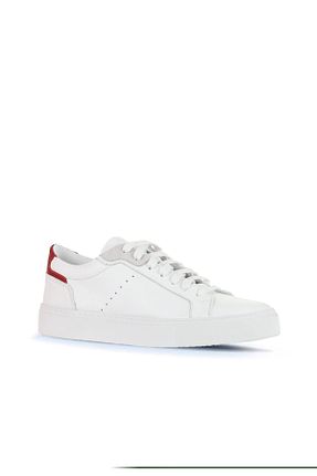 کفش اسنیکر سفید مردانه چرم اصل Bueno Shoes - کد 829496994