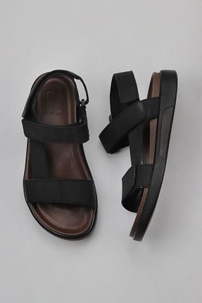 صندل مشکی مردانه پاشنه تخت Bueno Shoes - کد 773781773