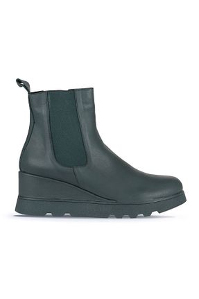 بوت / نیم بوت سبز زنانه چرم خالص Bueno Shoes - کد 772437504