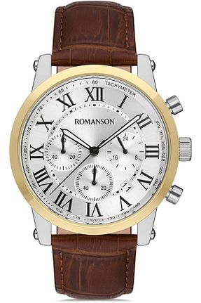 ساعت مچی زرد مردانه 42 میلی متر Romanson - کد 181816186