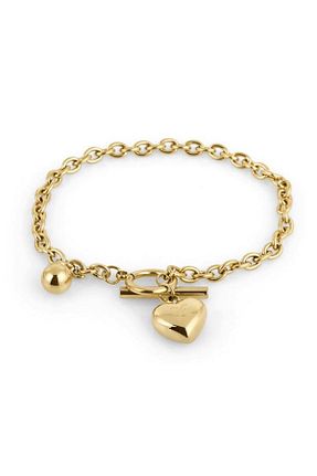 دستبند استیل (فولاد) طلائی زنانه استیل (فولاد) Daniel Klein - کد 796090323