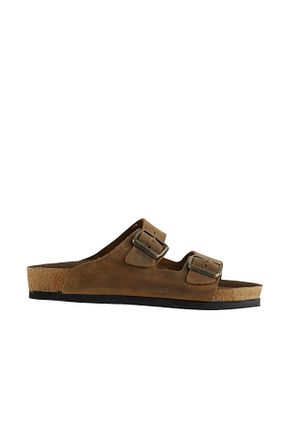 دمپائی زرد زنانه چرم خالص Bueno Shoes - کد 341089161