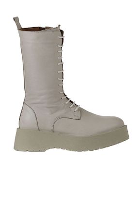 بوت / نیم بوت بژ زنانه چرم خالص Bueno Shoes - کد 456049552