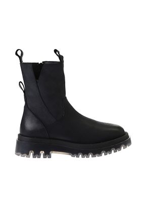 بوت / نیم بوت مشکی زنانه چرم خالص Bueno Shoes - کد 384038929