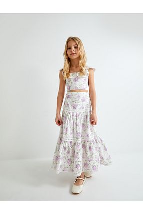 بلوز بنفش بچه گانه ساده Koton - کد 829736011