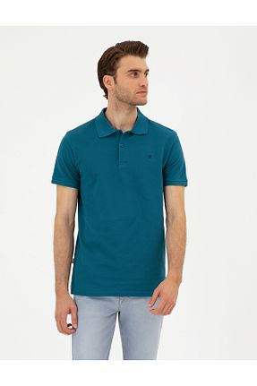 پولوشرت سبز مردانه بافت Pierre Cardin - کد 833421231