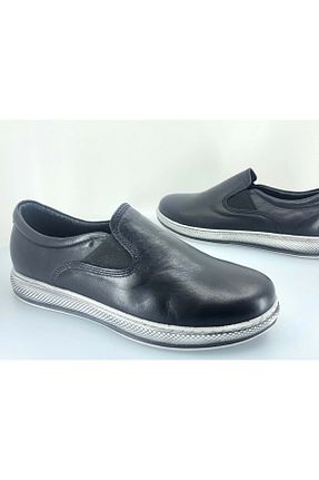 کفش پیاده روی مشکی زنانه چرم اصل KOCAMANLAR - کد 98769378