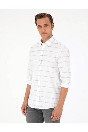 پیراهن سفید مردانه اسلیم فیت Pierre Cardin - کد 844554001