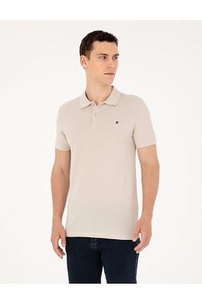 پولوشرت طوسی مردانه بافت Pierre Cardin - کد 839654081