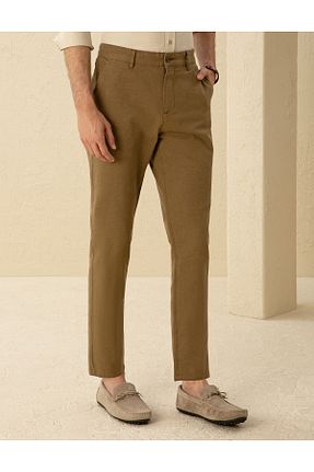 شلوار خاکی مردانه کتان Pierre Cardin - کد 833175256