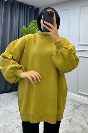 پلیور حجاب سبز زنانه رگولار Şule Giyim - کد 757134234